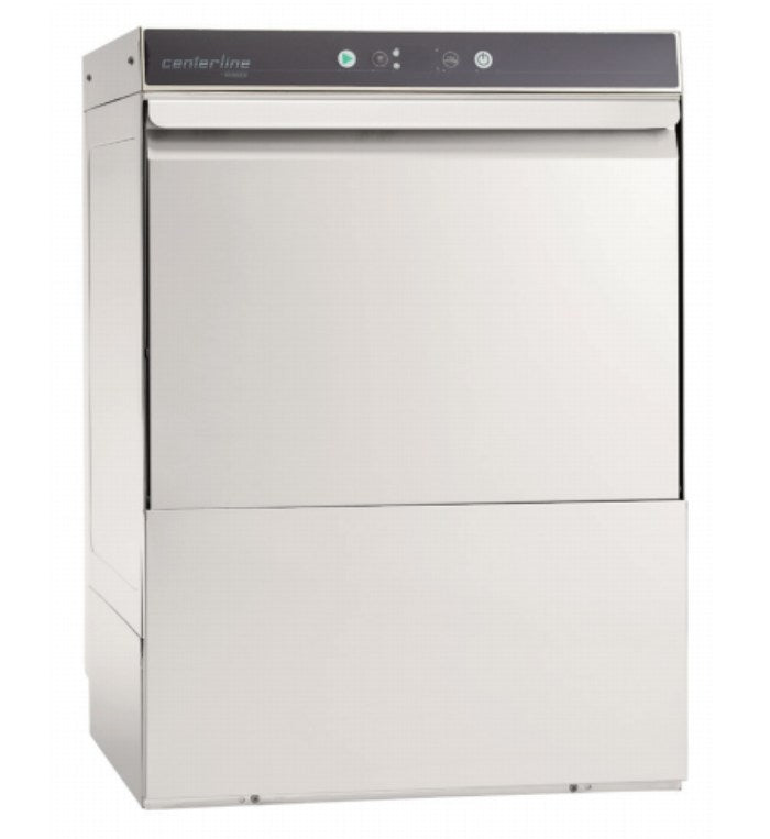 Commercial undercounter dishwasher designed for efficiency in food-service environments, saving space and enhancing cleaning.