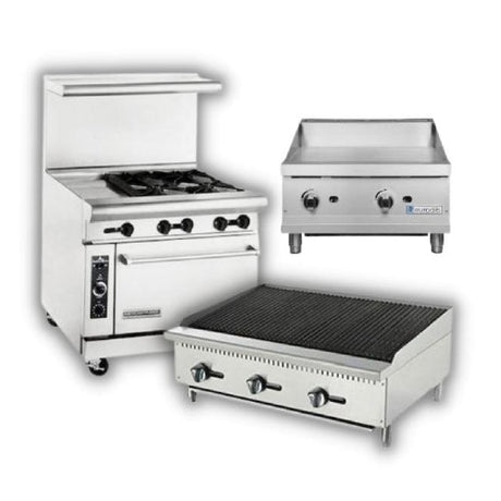 High-quality commercial cooking equipment from Vancouver Restaurant Supply, featuring brands like Hobart and Vulcan.