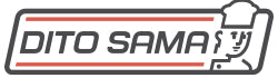 Dito Sama logo with tagline about 80 years of professional kitchen equipment design and manufacturing.