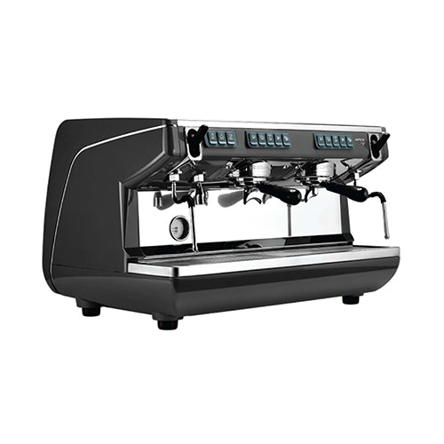 Commercial espresso machine designed for high-quality coffee production in cafes and restaurants.