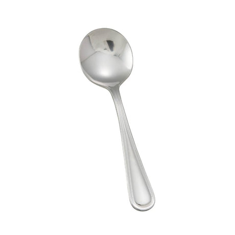 Winco Continental Bouillon Spoon, 18/0 Extra Heavyweight - 0021-04 - VRS Restaurant Equipment & Supply Store