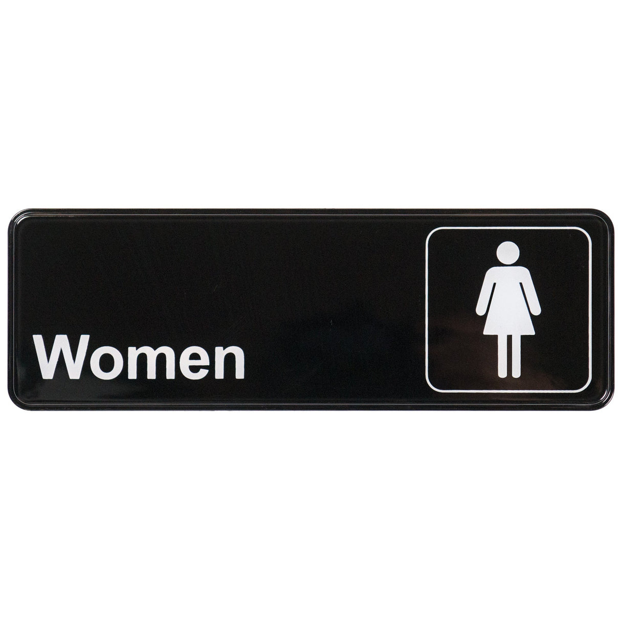 Winco SGN-312 - Information Signs, 9"W x 3"H - SGN-312 - Women