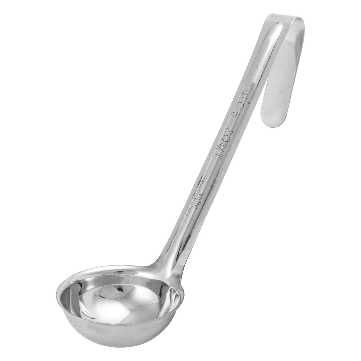 Winco LDI-15SH - One-Piece Stainless Steel Ladle with 6" Handle - 1-1/2 oz