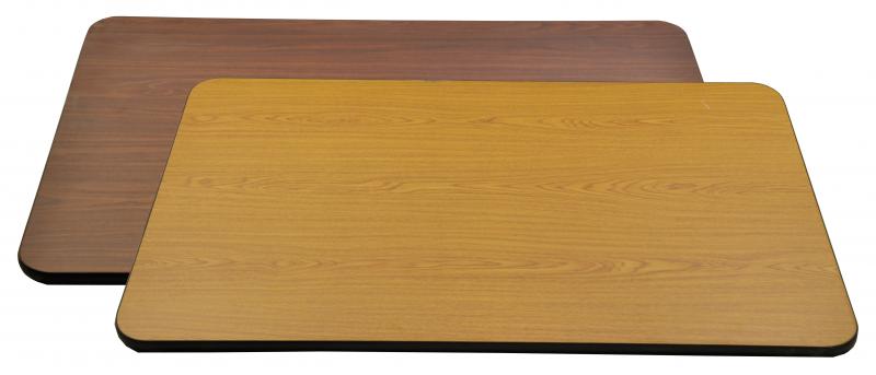 Omcan 24″ x 30″ x 1″ Oak/Walnut Rectangular Table Top