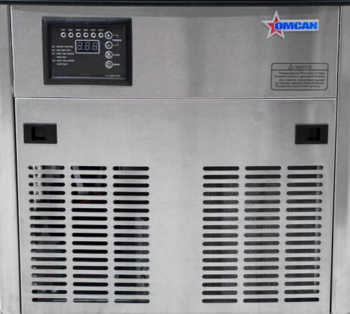 Omcan 20″ Ice Maker Machine with 33 lb. Ice Bin – Ice Yield 80 lb. per Day, Energy Star