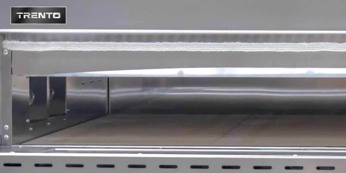 Trento Entry Max Series 39″ Single Chamber Pizza Oven with 27.6″ Chamber – 230 V, 3 Ph, 5.6 kW