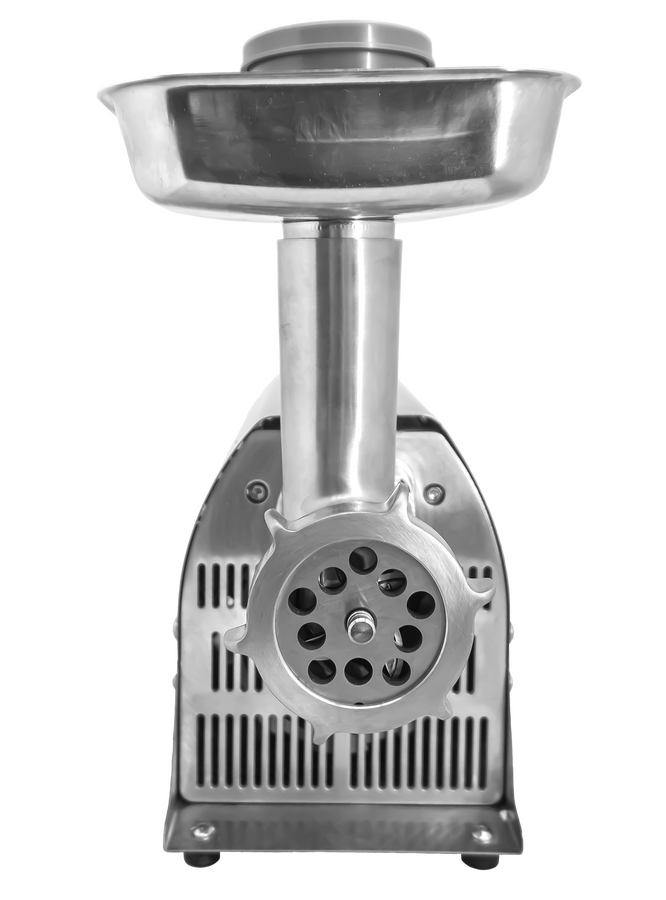 Omcan #8 Economic Light-Duty Stainless Steel Meat Grinder with 0.4 HP