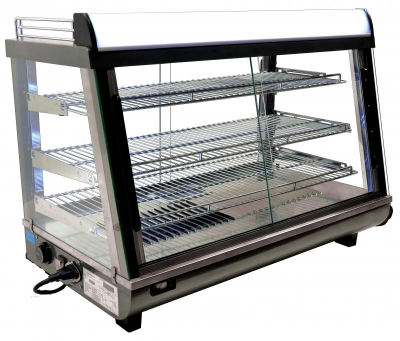Omcan 35" Display Warmer with 136 L Capacity and Front and Back Doors
