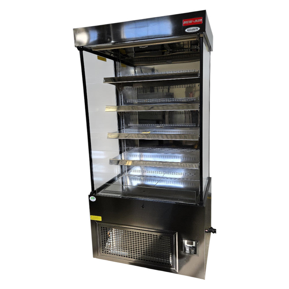 New Air NOM-40-S Open Air Refrigerated Display Merchandiser