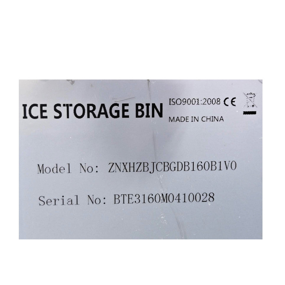 Vevor XH500TA Ice Maker with ZNXHZBJCBGDB160B1V0 Ice Storage Bin