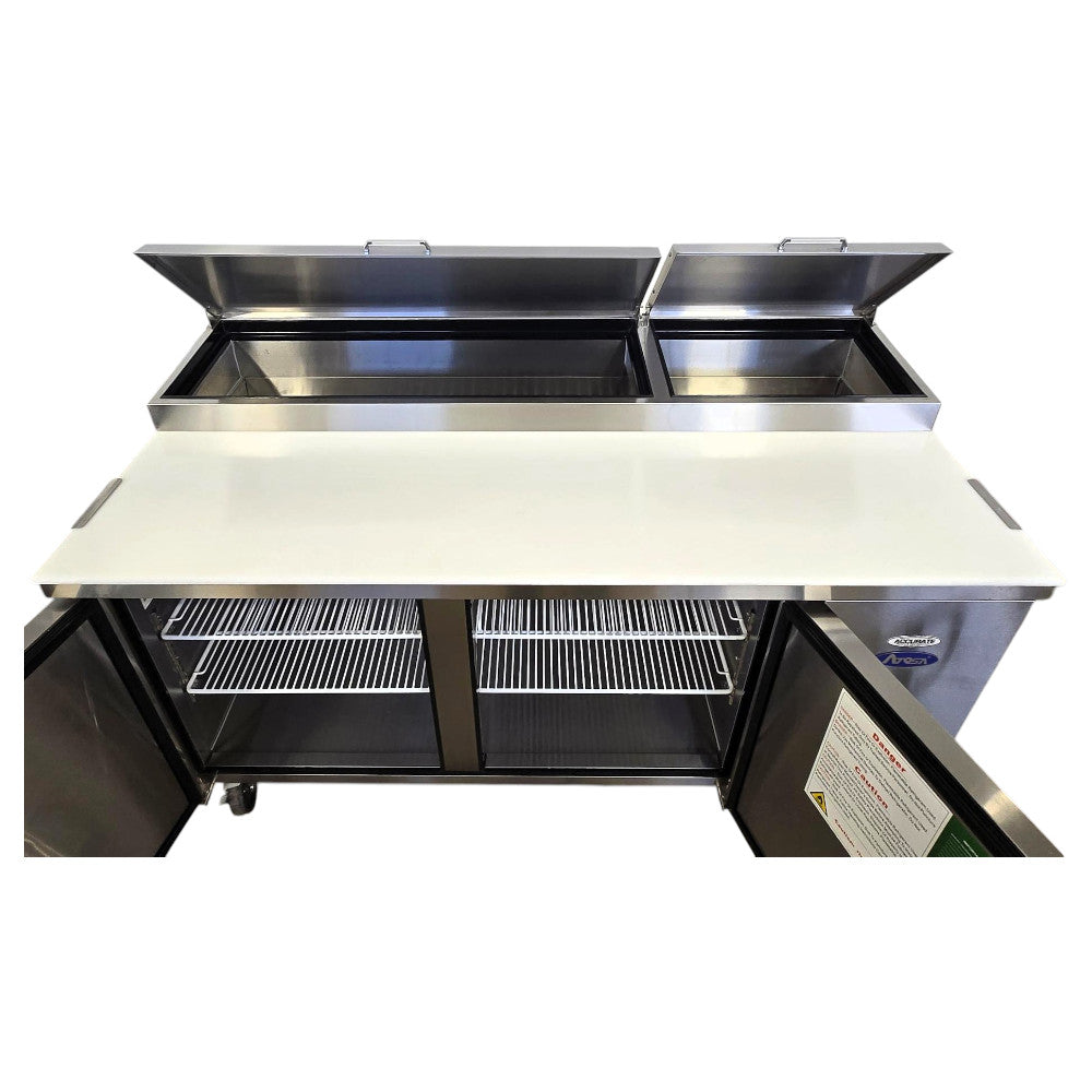 Atosa MPF8202GR Refrigerated Pizza Prep Table