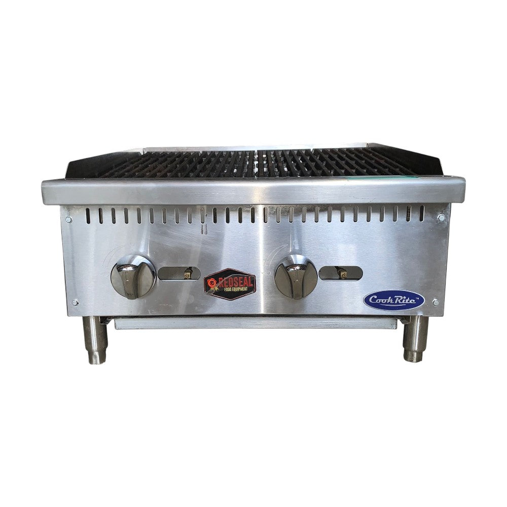 Atosa ATCB-24 Nat/Propane Char Rock Charbroiler - 24 inch