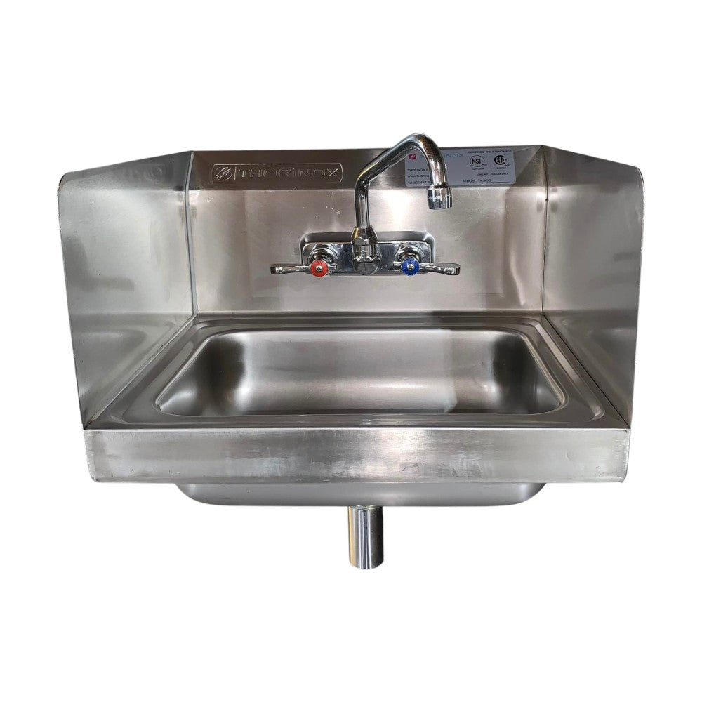 Thorinox THS-5G Hand Sink with Splash Guard and Faucet - 17 x 15.5 x 14