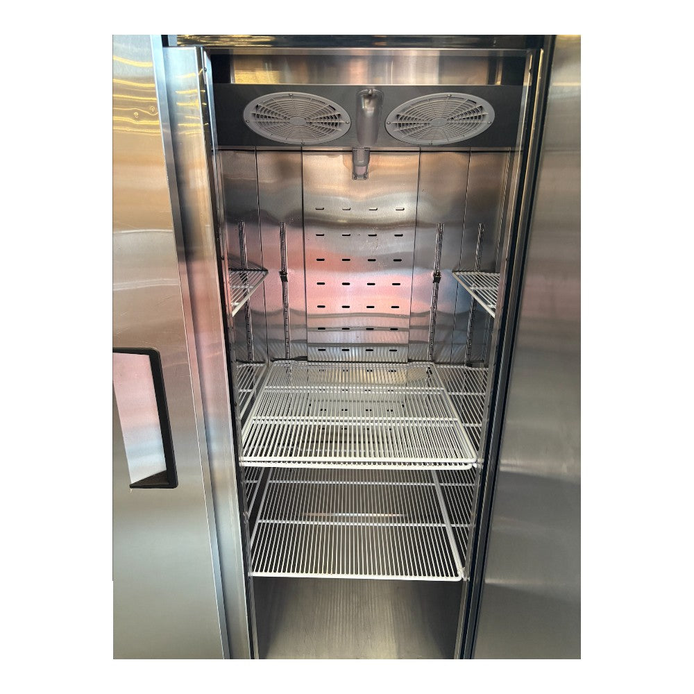 Atosa MBF8006GR Upright Refrigerator - 3 Solid Doors