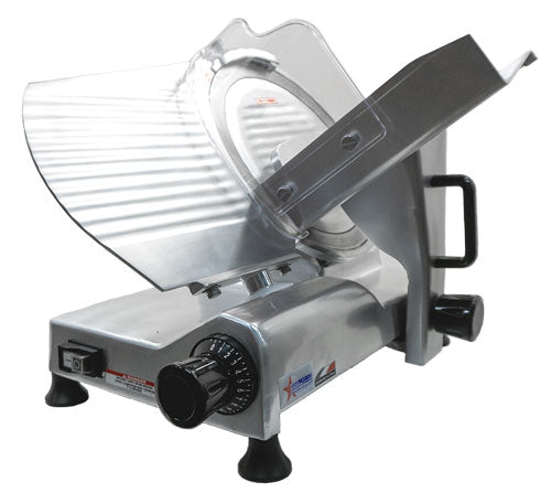 Omcan 12″ Belt-Driven Meat Slicer – 0.33 HP, 110 V