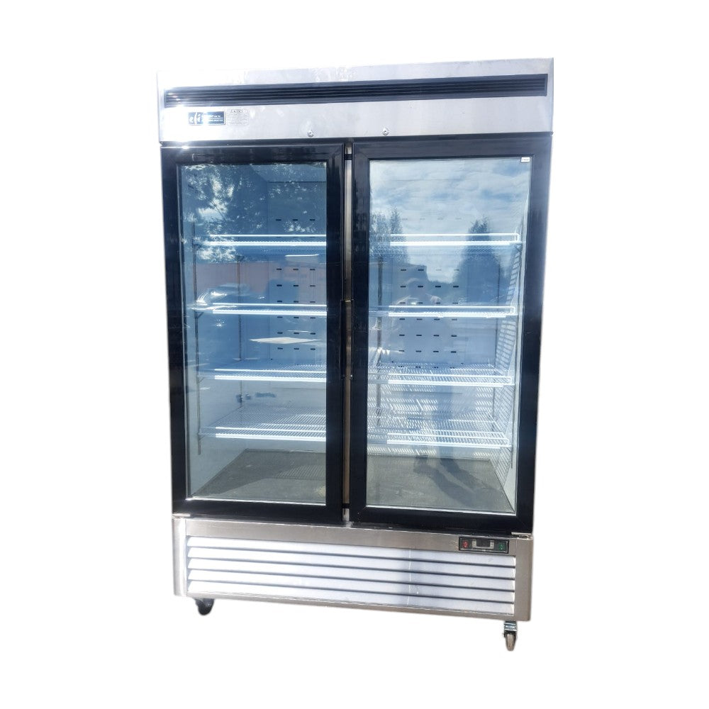 EFI F2-54GDSVC Bottom Mount Glass Door Freezer