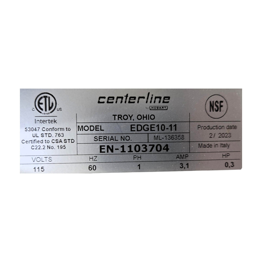 Centerline EDGE10-11 Manual Slicer