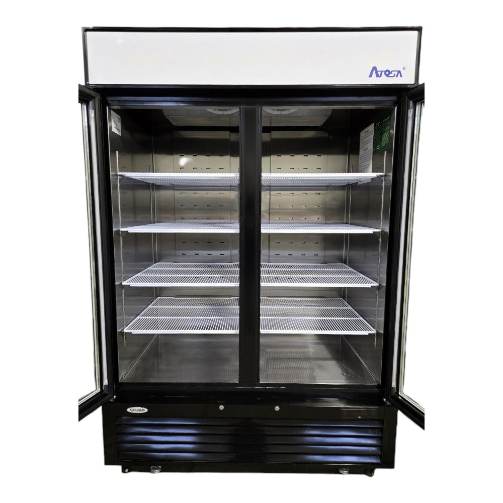 Atosa MCF8721ES Upright Freezer - 2 Glass Door