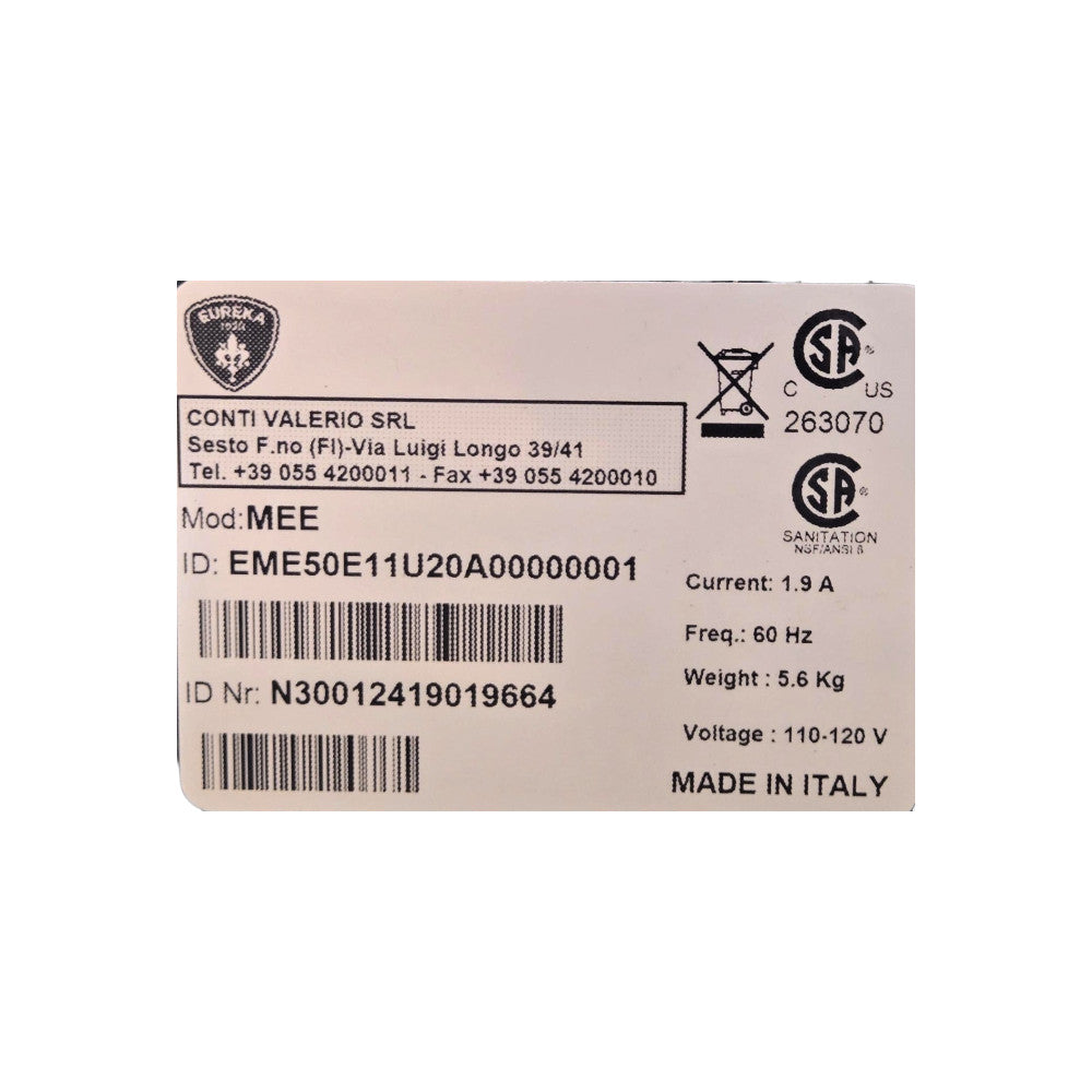 Eureka MEE Mignon Silenzio 55 Grinder