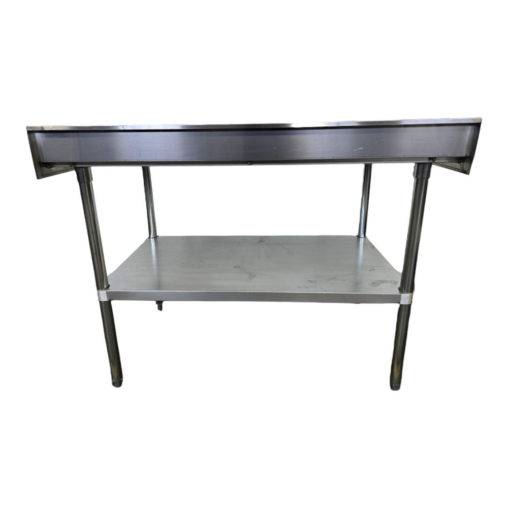 Omcan 22088 Work Table - 30 x 48 with Backsplash