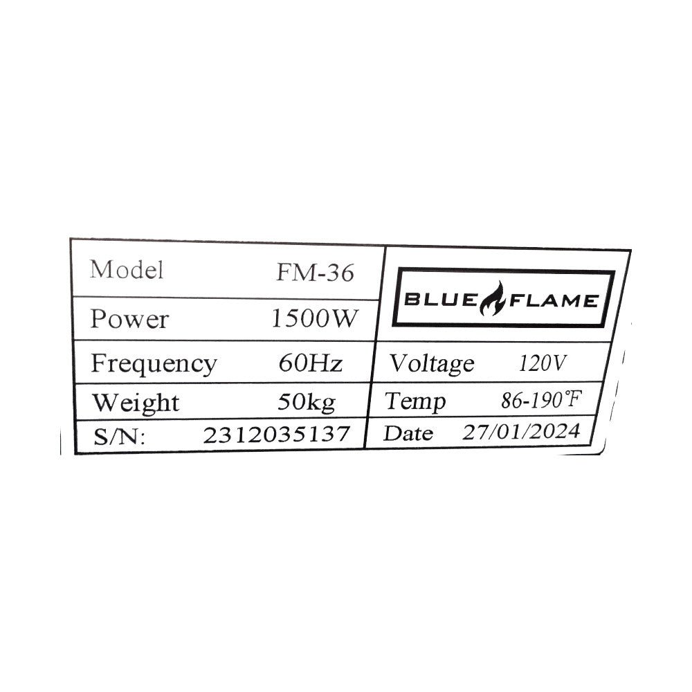 Maple Leaf FM-36 Glass Display 36in Food Warmer