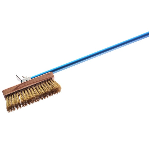 GI Metal 63" Swivel Natural Bristle Pizza Oven Brush AC-SPN2
