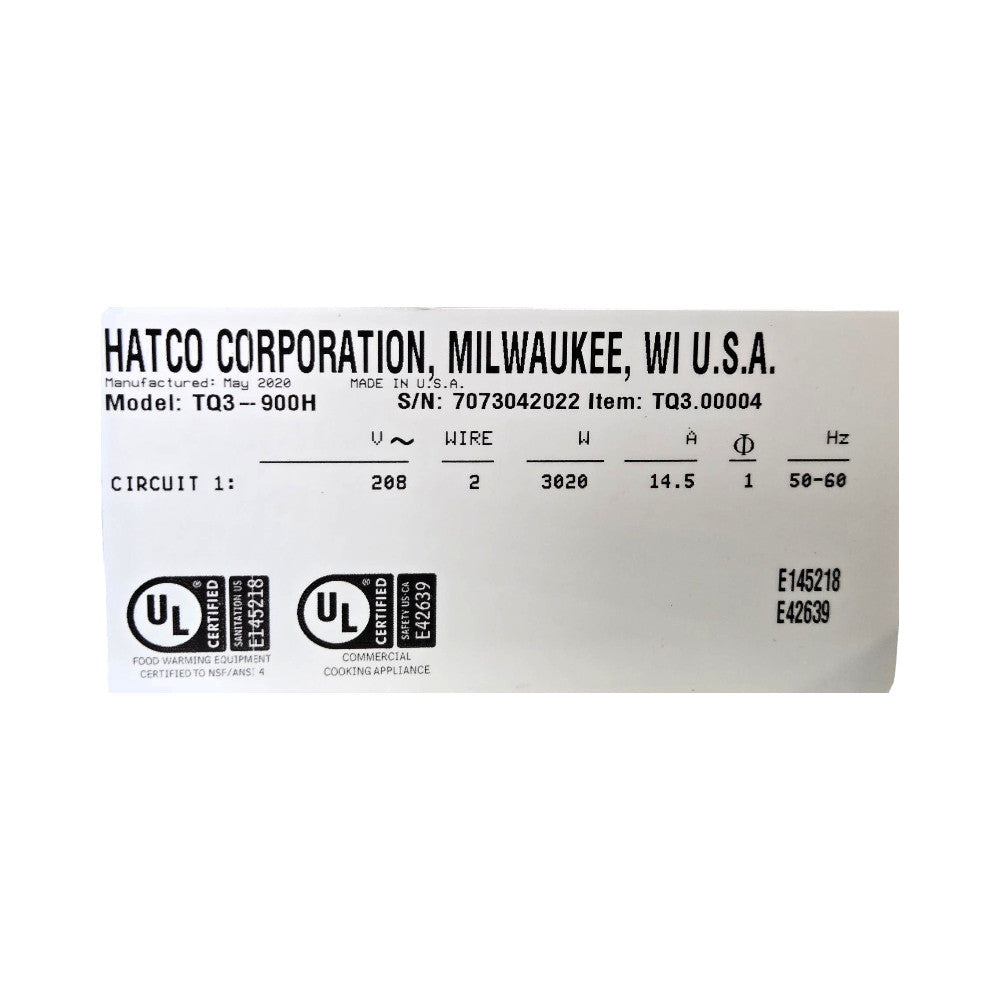 Hatco TQ3-900H Conveyor Toaster