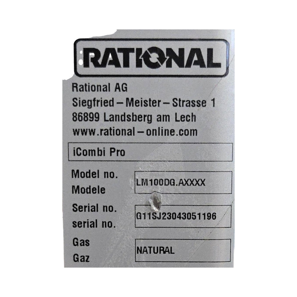 Rational iCombi Pro LM100DG-AXXXX Combi Oven - Natural Gas