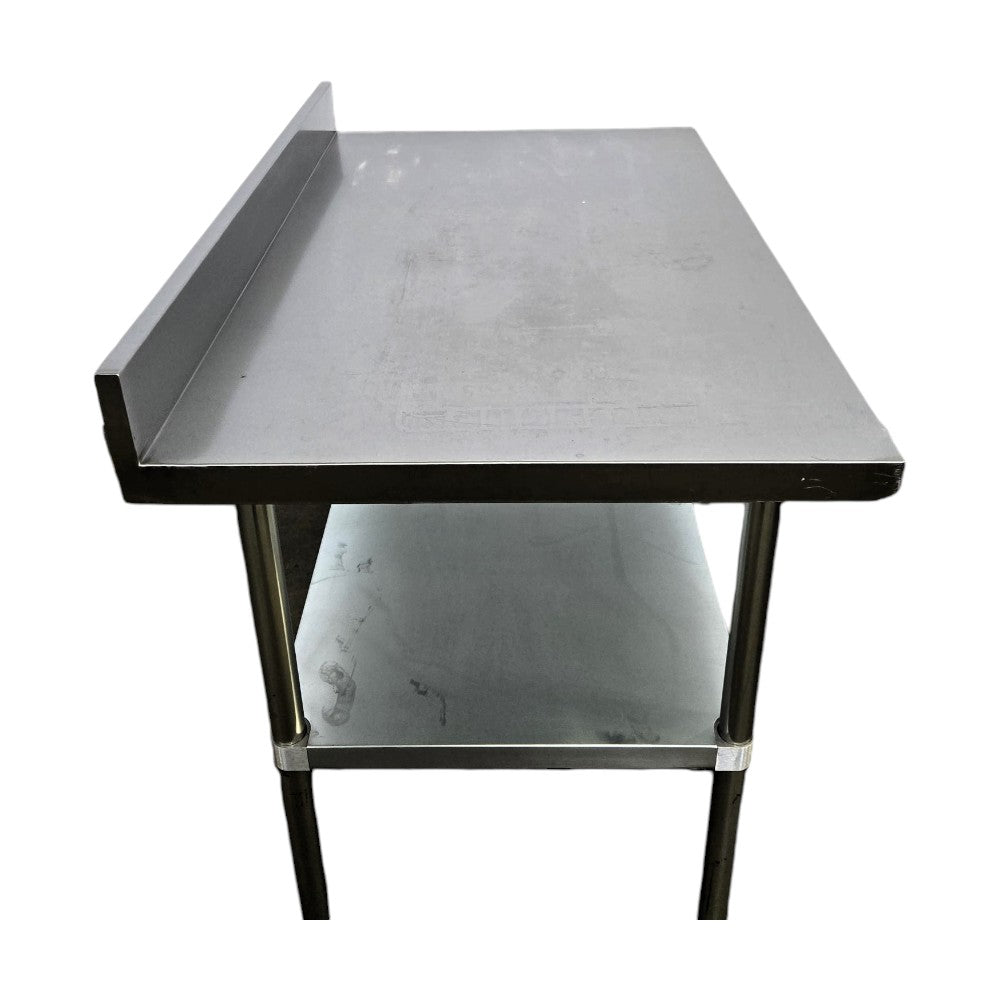 Omcan 22088 Worktable - 30 X 48 with Backsplash
