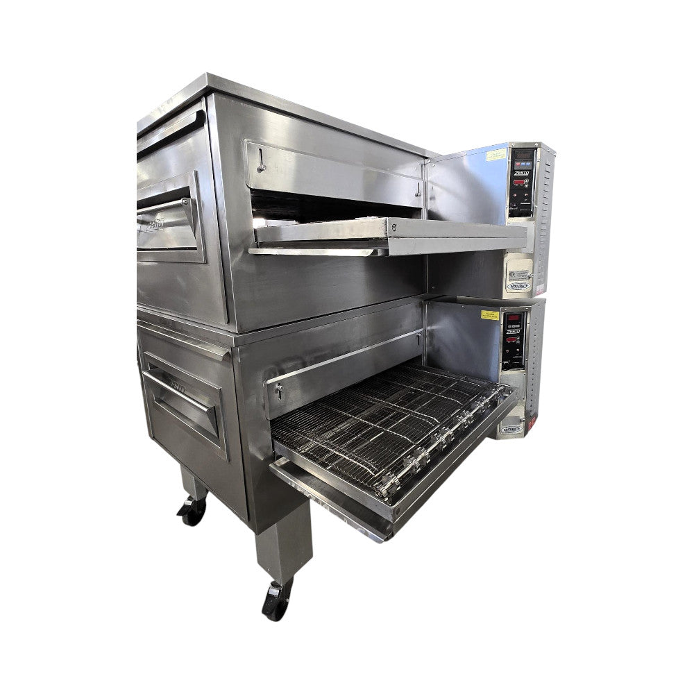 Zesto CG3632 Double Stacked Conveyor Pizza Oven - Nat Gas
