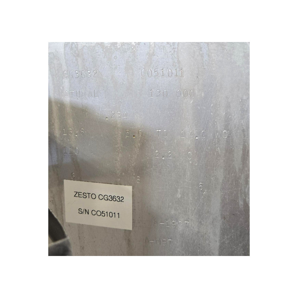 Zesto CG3632 Double Stacked Conveyor Pizza Oven - Nat Gas