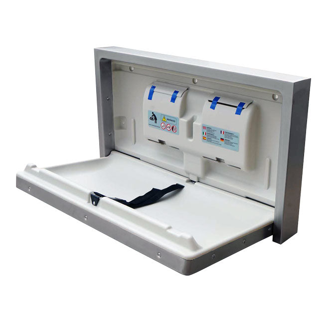 Omcan Baby Changing Station – Stainless Steel Cover + High-Density Polyethylene