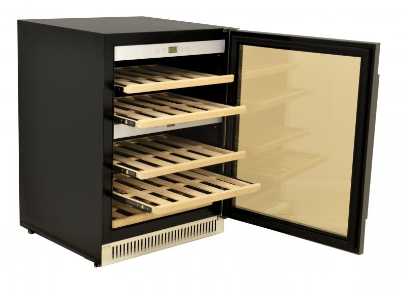 Vinovero 23" Dual Zone Wine Cooler with 40 Bottle Capacity and Stainless Steel Door