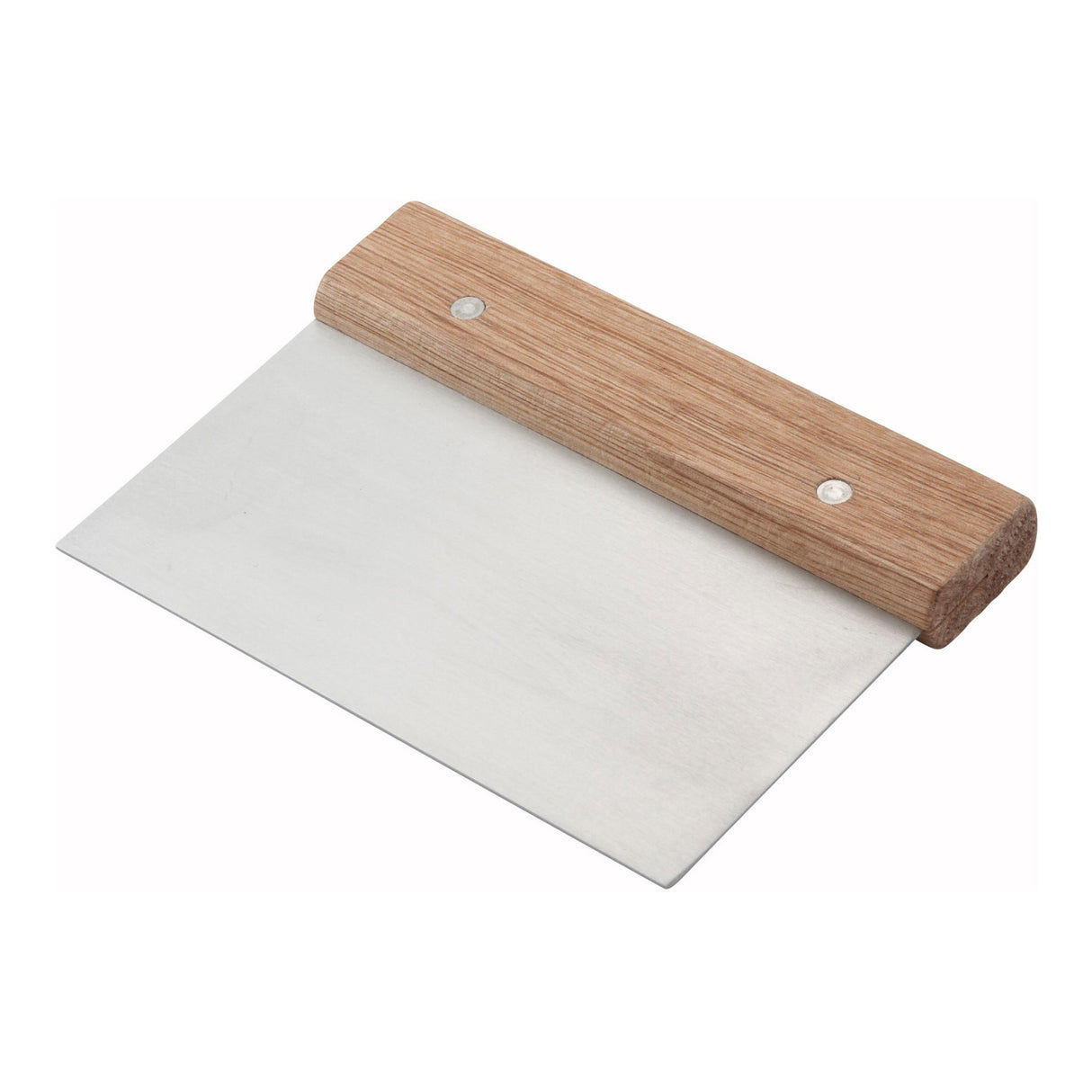 Winco DSC-3 - Dough Scraper, Wooden Handle