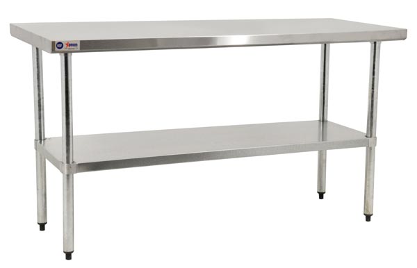 Omcan Elite Series 24″ x 60″ Stainless Steel Worktable
