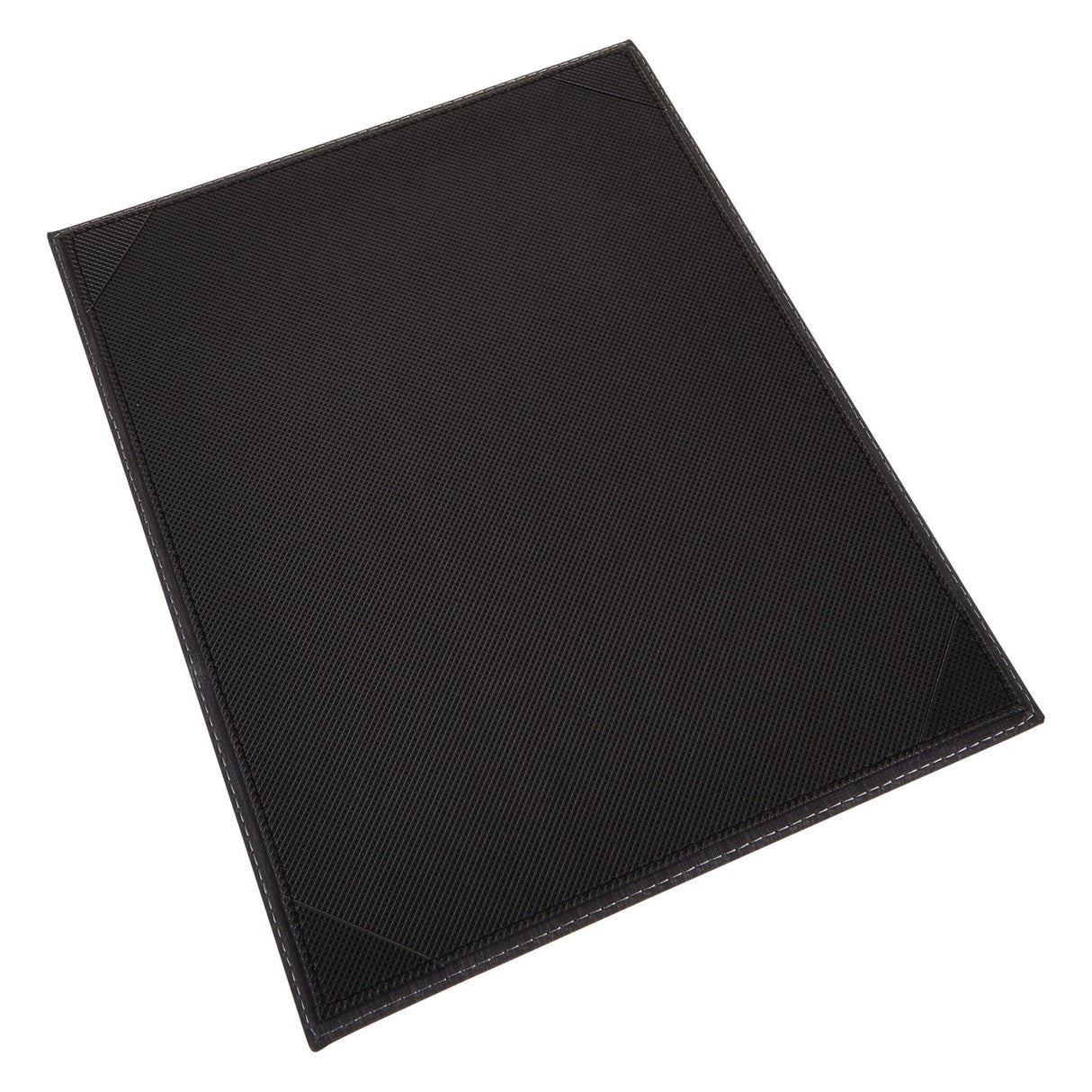Winco LMS-814BK - Single-View Menu Cover - Black, 8-1/2" x 14"