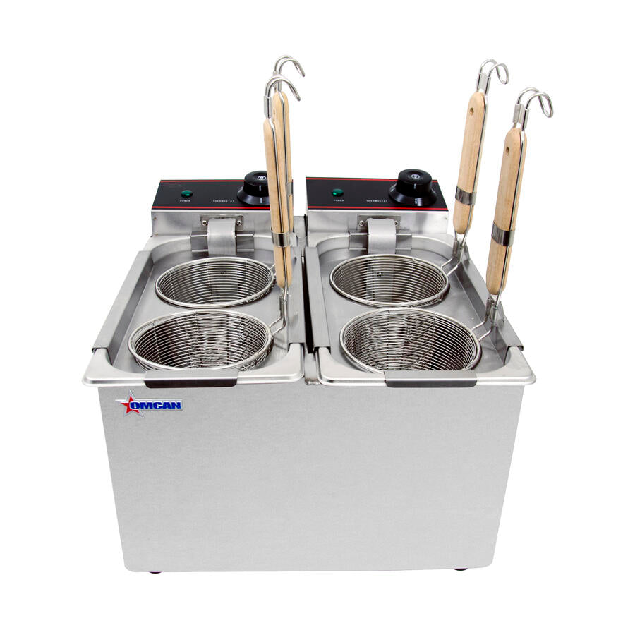 Omcan Countertop Electric Pasta Cooker – 4L (x2) capacity