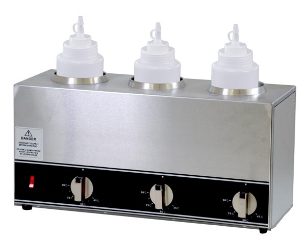 Omcan Triple Bottle Sauce Warmer