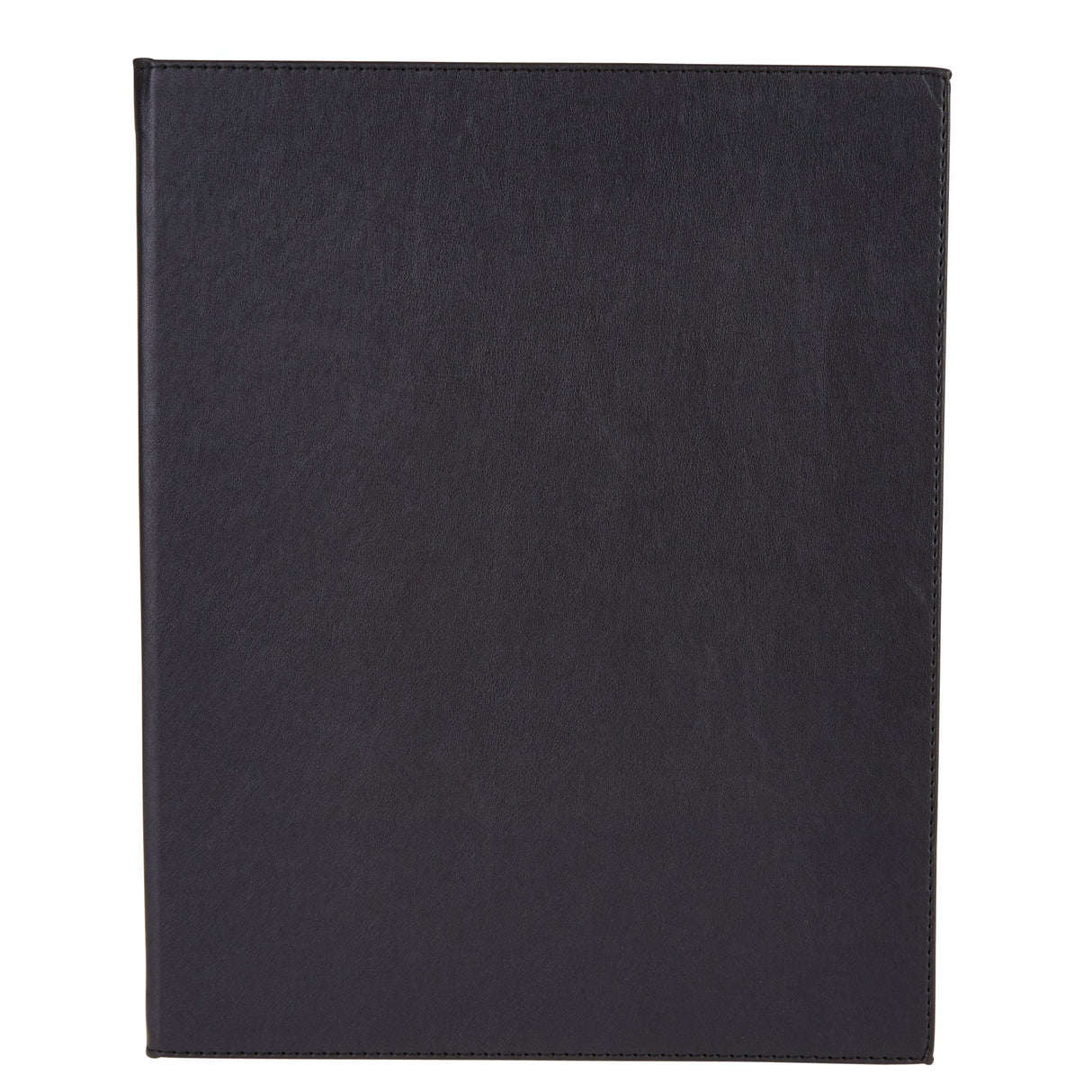 Winco LMF-814BK - Four-View Menu Cover - Black, 8-1/2" x 14"