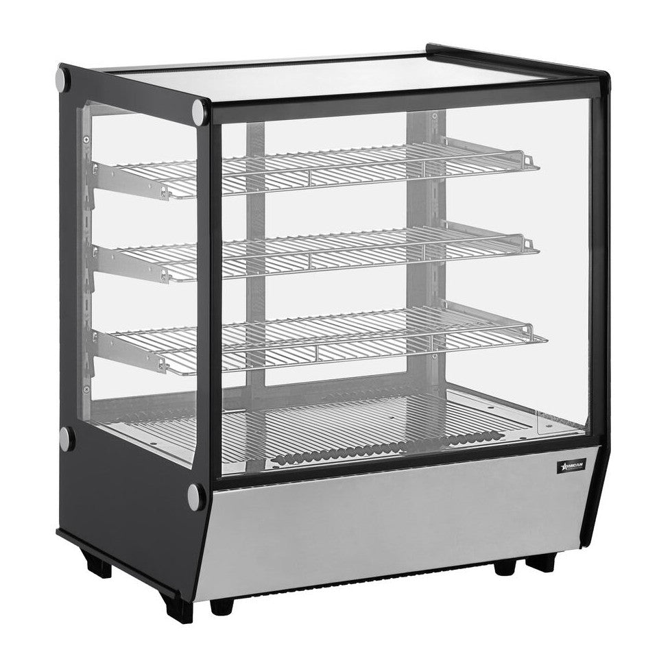 Omcan 28″ Countertop Square Glass Refrigerated Display - RS-CN-0145S-5
