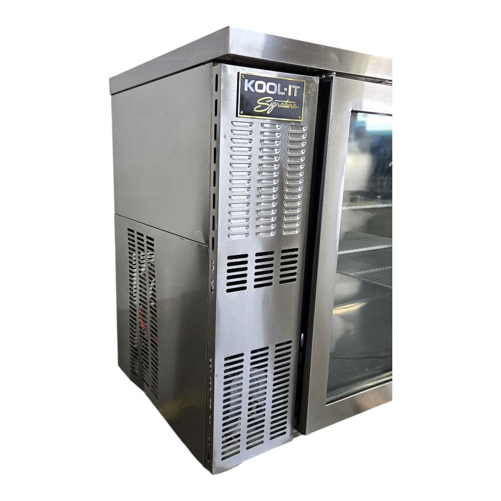 Kool-It KNBB-72SG-HC Back Bar Refrigerator - 3 Door