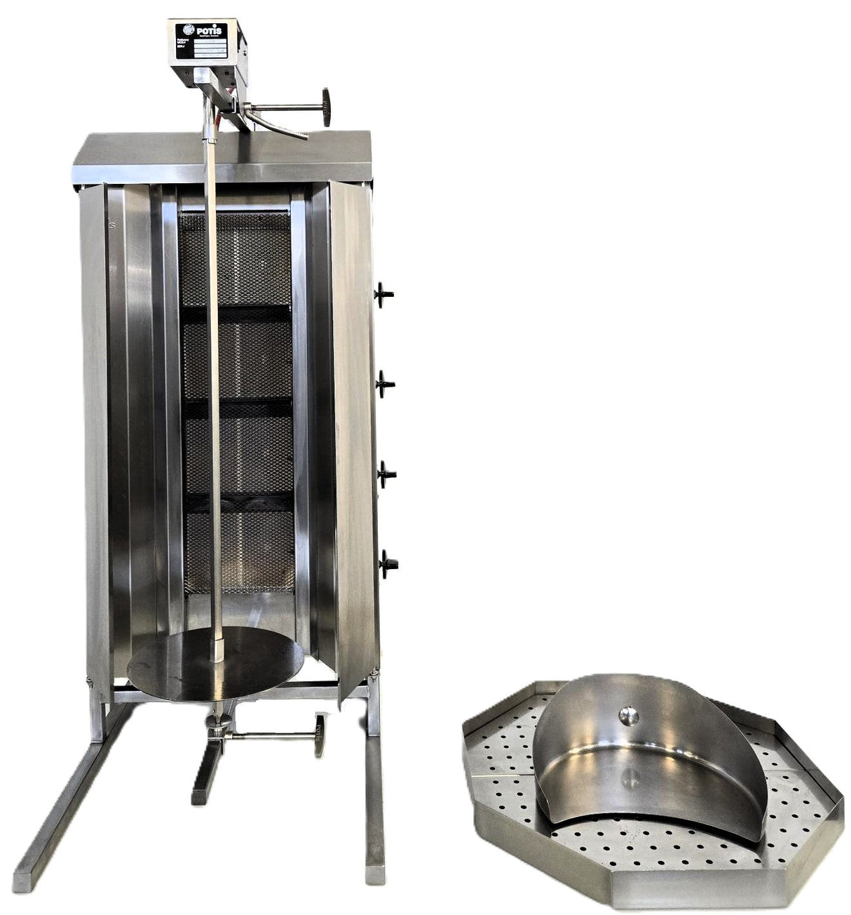 Potis NA-GD4-NG Shawarma Machine - Natural Gas