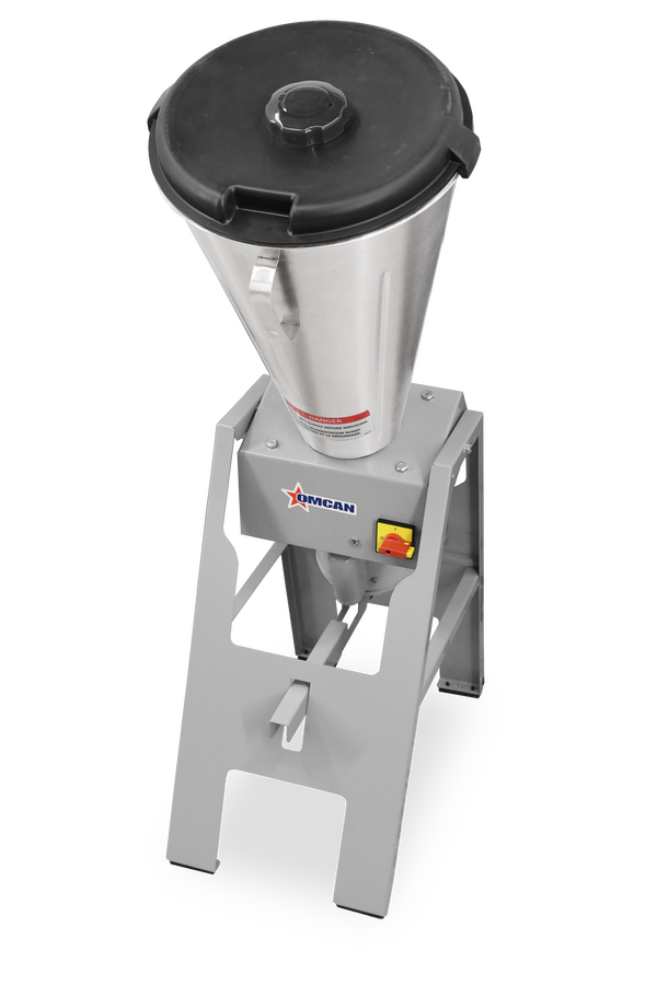 Omcan 16 Qt. (15 Liter) High Performance Stainless Steel Vertical Tilting Blender
