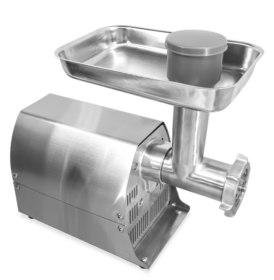 Omcan #8 Economic Light-Duty Stainless Steel Meat Grinder with 0.4 HP