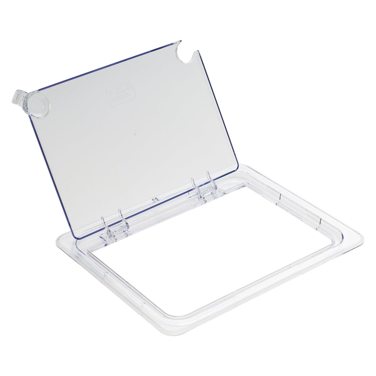 Winco SP7200H - Polycarbonate Food Pan Cover, Hinged - Half (1/2)