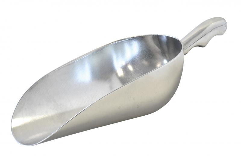 Omcan 38 oz One-Piece Aluminum Scoop with Round Bottom