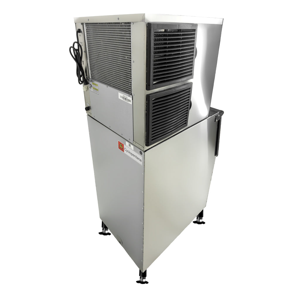 Omcan 22″ Ice Maker Machine with 275 lb. Ice bin – Ice Yield 350 lb./day, Energy Star