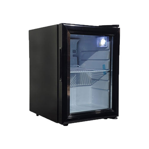 Omcan 13″ Black Countertop Display Refrigerator 21 Liter (0.74 cu.ft.)
