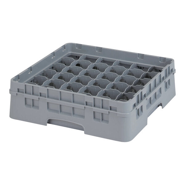 Cambro Grey Glass Rack with 36 Compartments - 36S318151