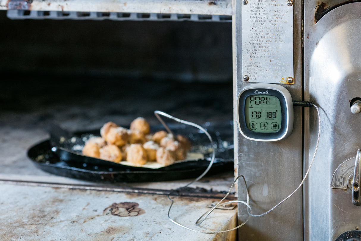 San Jamar Touch Screen Thermometer & Timer - Black